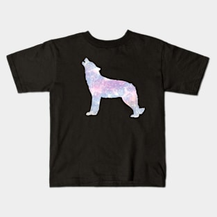 Space Wolf Pastel Kids T-Shirt